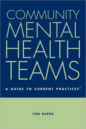 Community Mental Health Teams: A Guide to Current Practices de Tom Burns