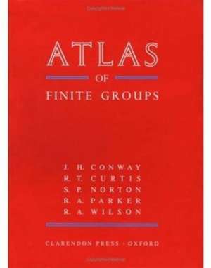 ATLAS of Finite Groups: Maximal Subgroups and Ordinary Characters for Simple Groups de J. H. Conway