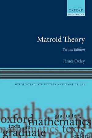 Matroid Theory de James Oxley