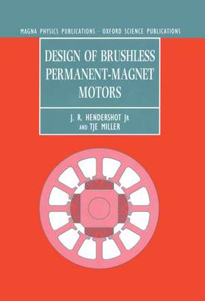 Design of Brushless Permanent-magnet Motors de J. R. Hendershot