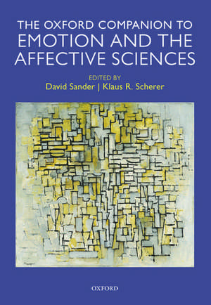 Oxford Companion to Emotion and the Affective Sciences de David Sander