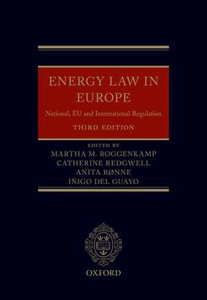 Energy Law in Europe: National, EU and International Regulation de Martha Roggenkamp