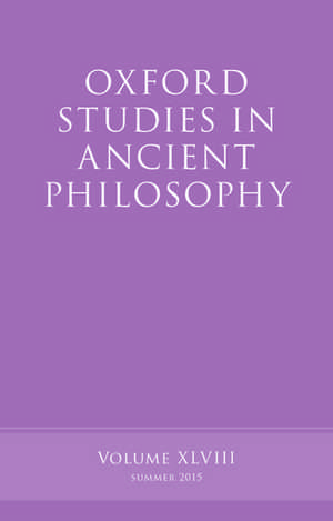 Oxford Studies in Ancient Philosophy, Volume 48 de Brad Inwood