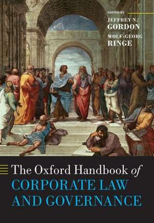 The Oxford Handbook of Corporate Law and Governance de Jeffrey N. Gordon