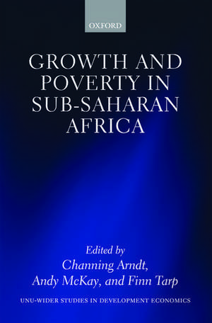 Growth and Poverty in Sub-Saharan Africa de Channing Arndt