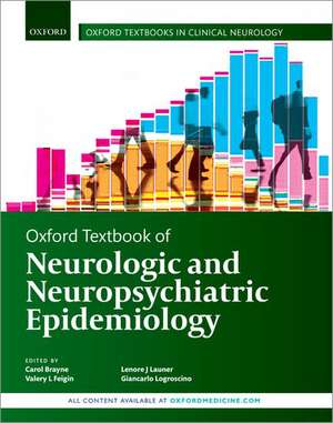 Oxford Textbook of Neurologic and Neuropsychiatric Epidemiology de Carol Brayne