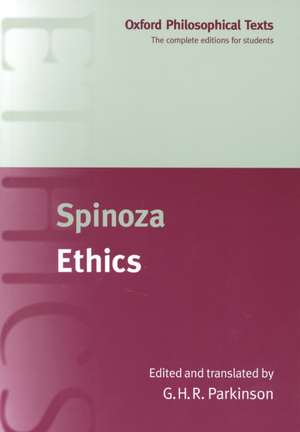 Ethics de B. de Spinoza