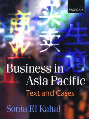 Business in the Asia Pacific de Sonia El-Kahal