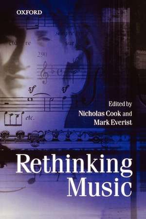 Rethinking Music de Nicholas Cook