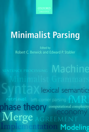 Minimalist Parsing de Robert C. Berwick