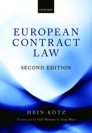 European Contract Law de Hein Kötz