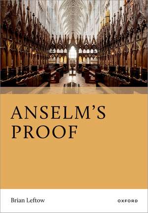 Anselm's Proof de Brian Leftow