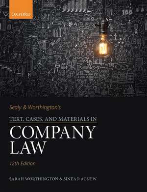 Sealy & Worthington's Text, Cases, and Materials in Company Law de Sarah Worthington