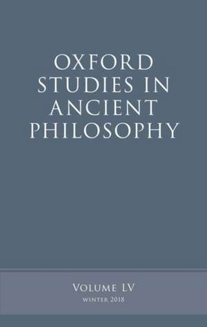 Oxford Studies in Ancient Philosophy, Volume 55 de Victor Caston