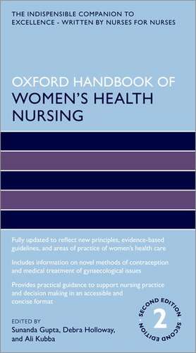 Oxford Handbook of Women's Health Nursing de Sunanda Gupta