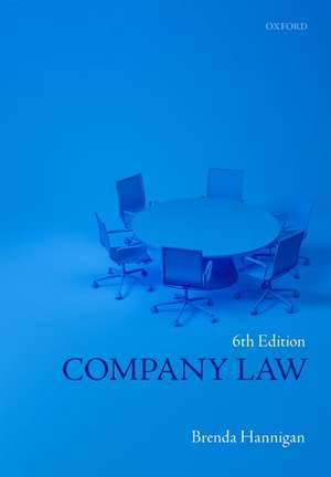 Company Law de Brenda Hannigan