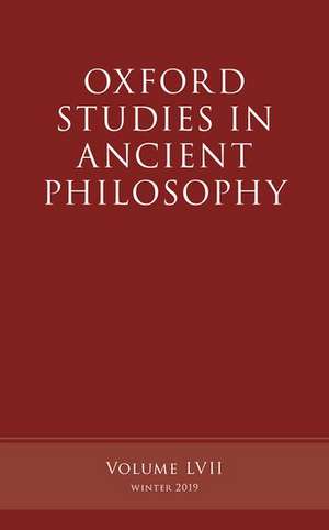 Oxford Studies in Ancient Philosophy, Volume 57 de Victor Caston