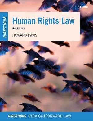 Human Rights Law Directions de Howard Davis