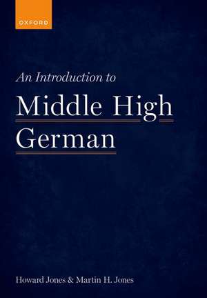 An Introduction to Middle High German de Howard Jones