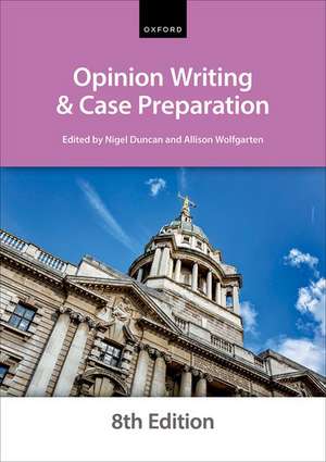 Opinion Writing and Case Preparation de The City Law School