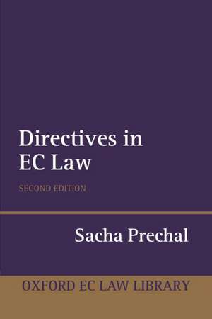 Directives in EC Law de Sacha Prechal