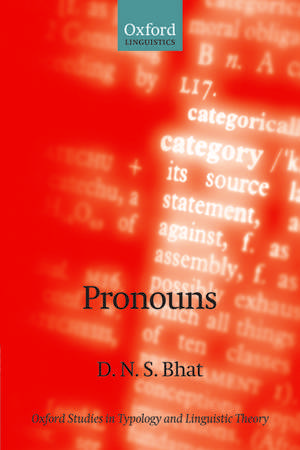 Pronouns de Darbhe Narayana Shankara Bhat