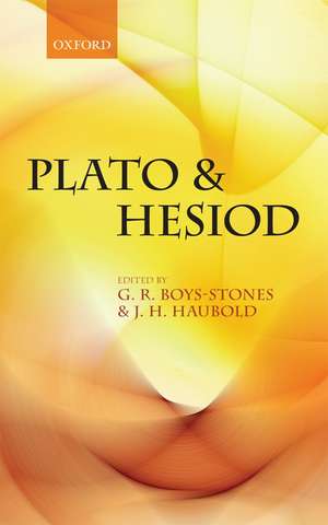 Plato and Hesiod de G. R. Boys-Stones