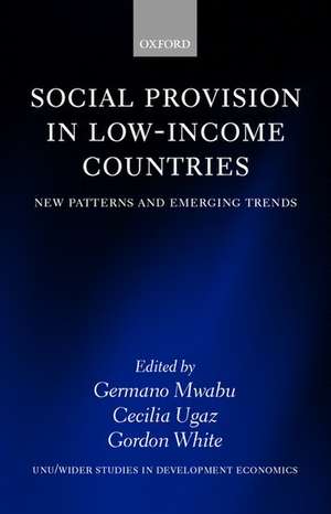 Social Provision in Low-Income Countries: New Patterns and Emerging Trends de Germano Mwabu