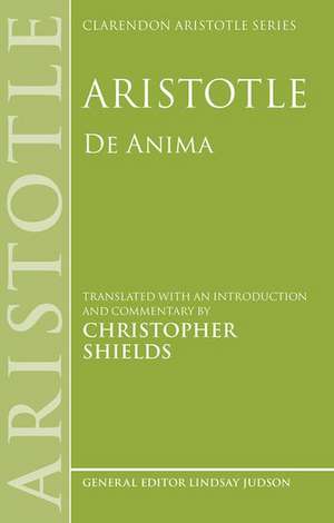 Aristotle: De Anima de Aristotle