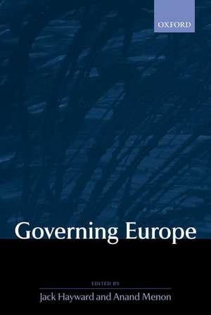 Governing Europe de Jack Hayward