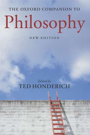 The Oxford Companion to Philosophy de Ted Honderich