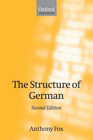 The Structure of German de Anthony Fox