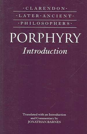 Porphyry's Introduction de Jonathan Barnes