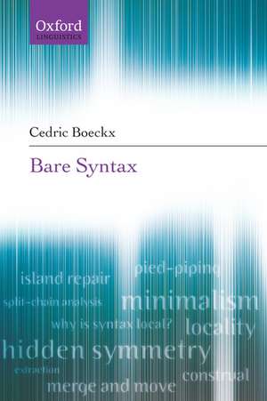 Bare Syntax de Cedric Boeckx