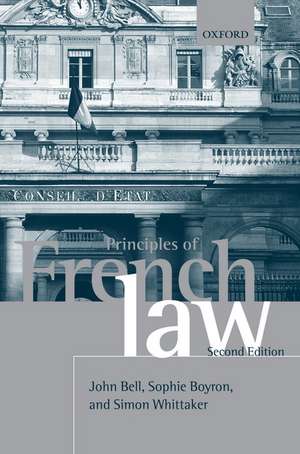 Principles of French Law de John Bell