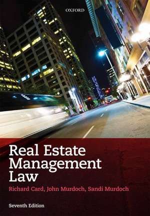 Real Estate Management Law de Richard Card