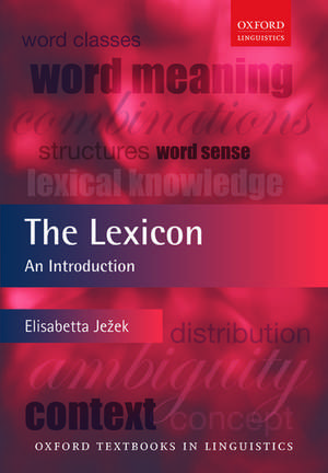 The Lexicon: An Introduction de Elisabetta Je^D%zek