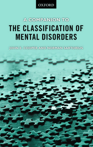 A Companion to the Classification of Mental Disorders de John E. Cooper