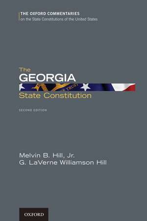 The Georgia State Constitution de Melvin B. Hill