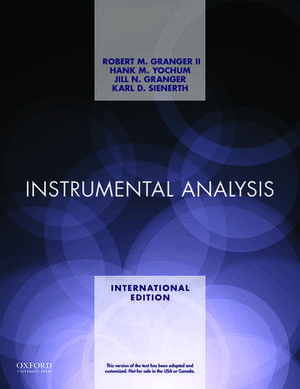 Instrumental Analysis XE de Robert M. Granger