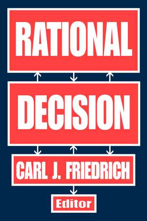 Rational Decision de Carl Friedrich