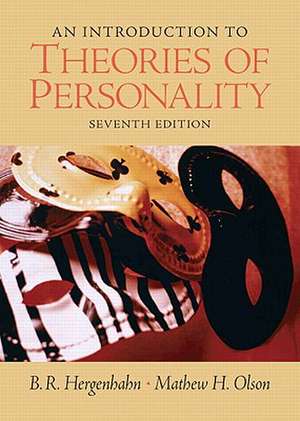 Introduction to Theories of Personalityn- (Value Pack W/Mysearchlab) de B. R. Hergenhahn