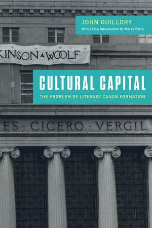 Cultural Capital: The Problem of Literary Canon Formation de Professor John Guillory