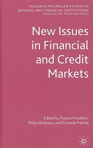 New Issues in Financial and Credit Markets de Franco Fiordelisi