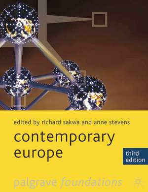 Contemporary Europe de Professor Richard Sakwa