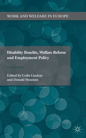 Disability Benefits, Welfare Reform and Employment Policy de C. Lindsay