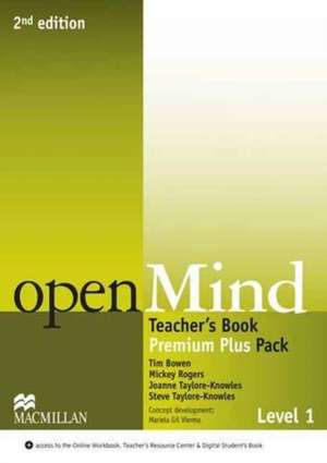 Taylore-Knowles, J: openMind 2nd Edition AE Level 1 Teacher' de MICKEY ROGERS