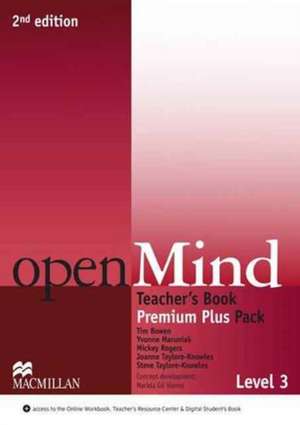 Openmind AE Level 3 Teacher's Book Premium Plus Pack de Joanne Taylore-Knowles