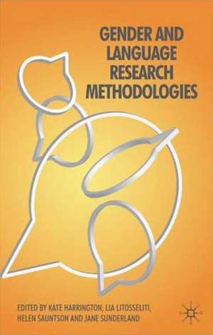 Gender and Language Research Methodologies de Ruth Wodak