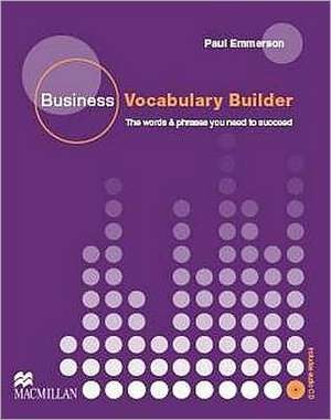 Business Vocabulary Builder Intermediate Students Book & CD Pack de Paul Emmerson